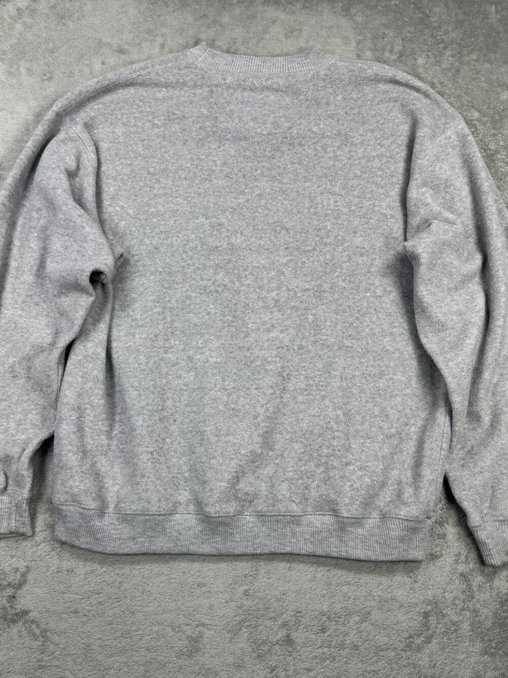 Vintage 90s Polar Dogs Gray 'Bite Me' Fleece Sweater Medium Big Dogs Embroidered - Picture 6 of 6
